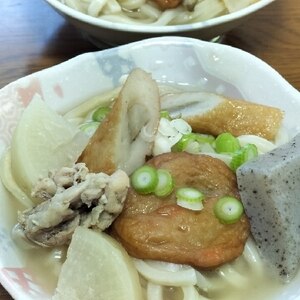 「おでんのリメイクうどん」　　　♪♪